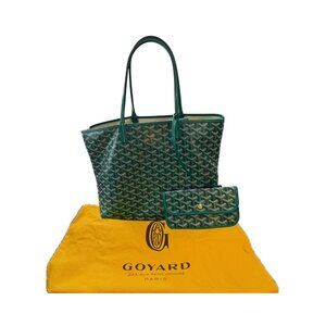 Goyard Isabelle Tote Green Goyardine w/ Pouch + Dust Bag, 2022 Rue St‑Honoré